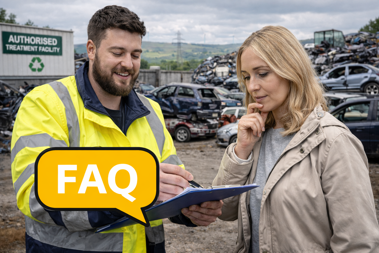 Scrap car FAQs and advice in Darwen